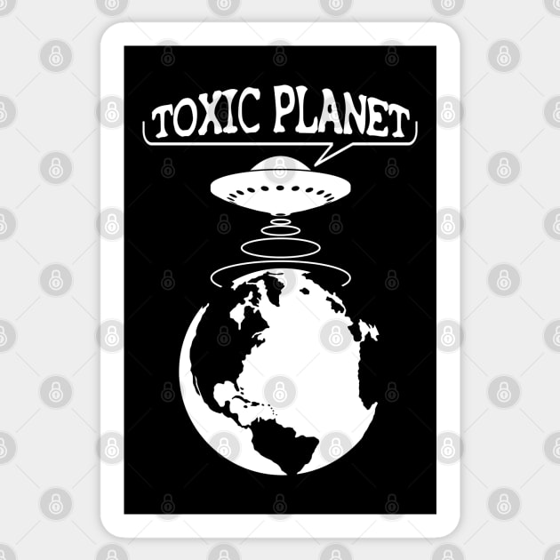 Toxic Planet - Climate Change Sticker by TMBTM